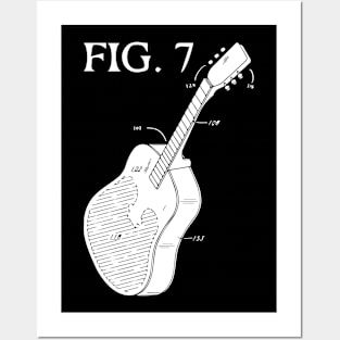 Guitar Diagram Posters and Art